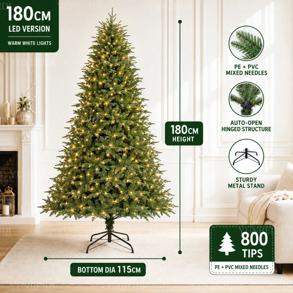 Artificial Christmas Tree with LED Lights