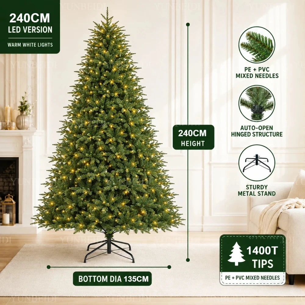 Artificial Christmas Tree with LED Lights