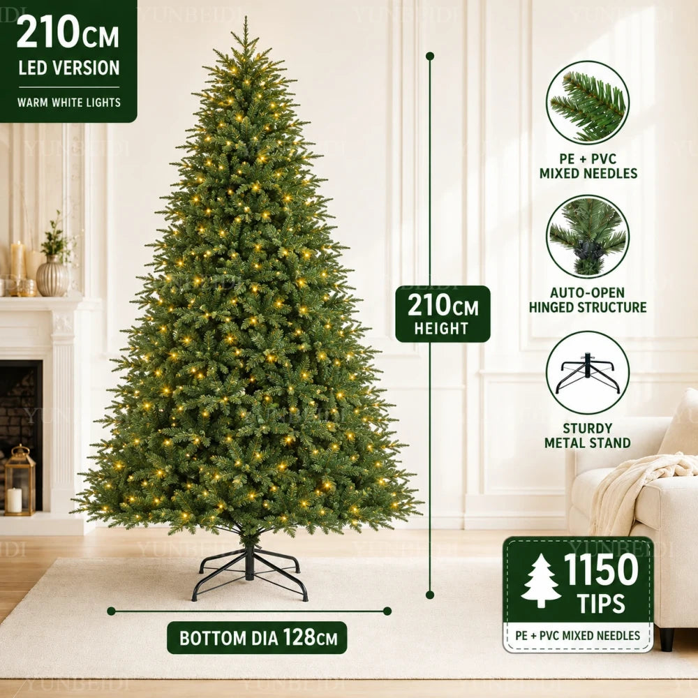 Artificial Christmas Tree with LED Lights