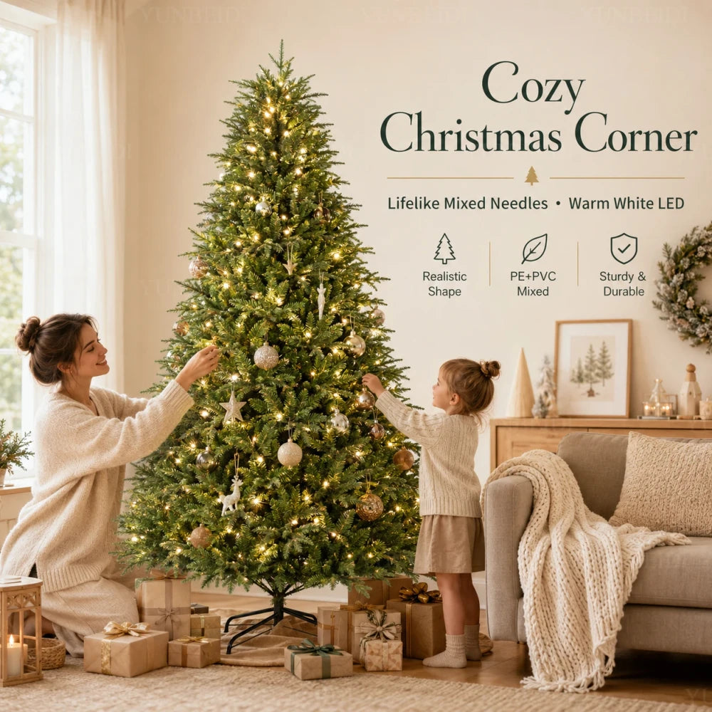 Artificial Christmas Tree with LED Lights