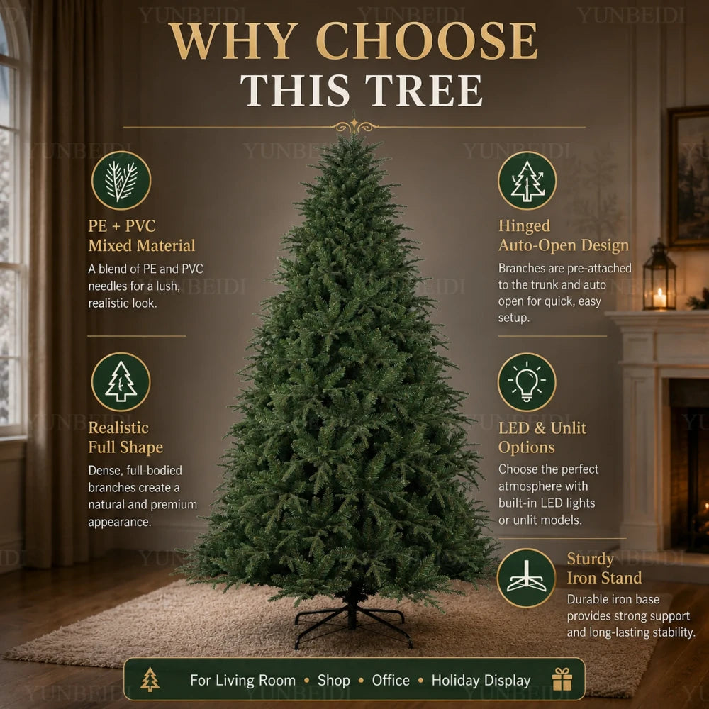 Artificial Christmas Tree with LED Lights