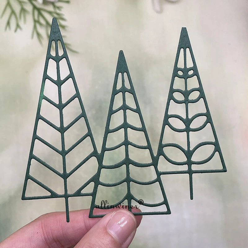 Christmas Tree DIY Metal Cutting Dies – Scrapbook Embossed Card Craft Stenci
