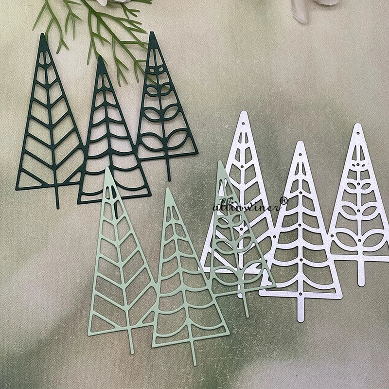 Christmas Tree DIY Metal Cutting Dies – Scrapbook Embossed Card Craft Stenci