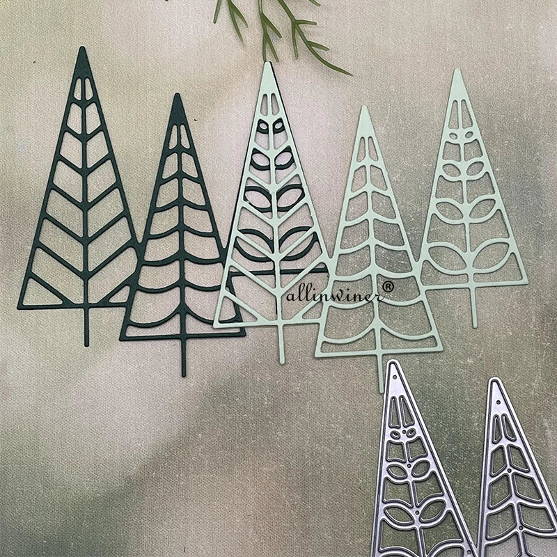 Christmas Tree DIY Metal Cutting Dies – Scrapbook Embossed Card Craft Stenci