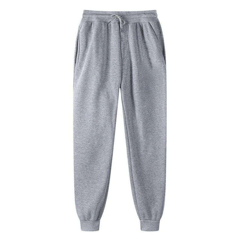 Men's Streetwear Jogger Pants-Casual Sport Running Trousers with Drawstring