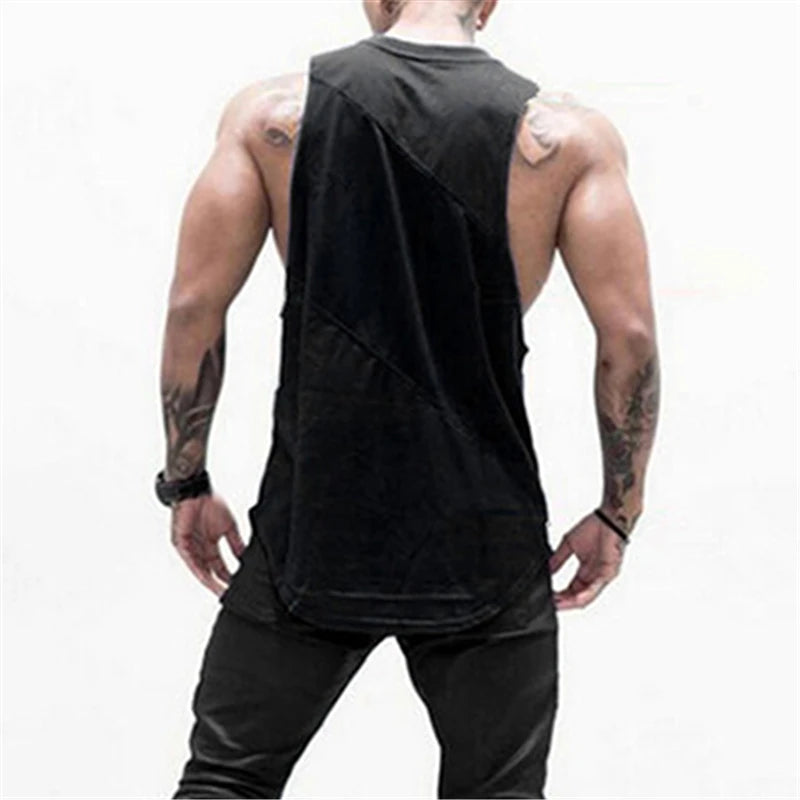 Men's Bodybuilding Muscle Tank Top – Breathable Gym Fitness Sleeveless Shirt