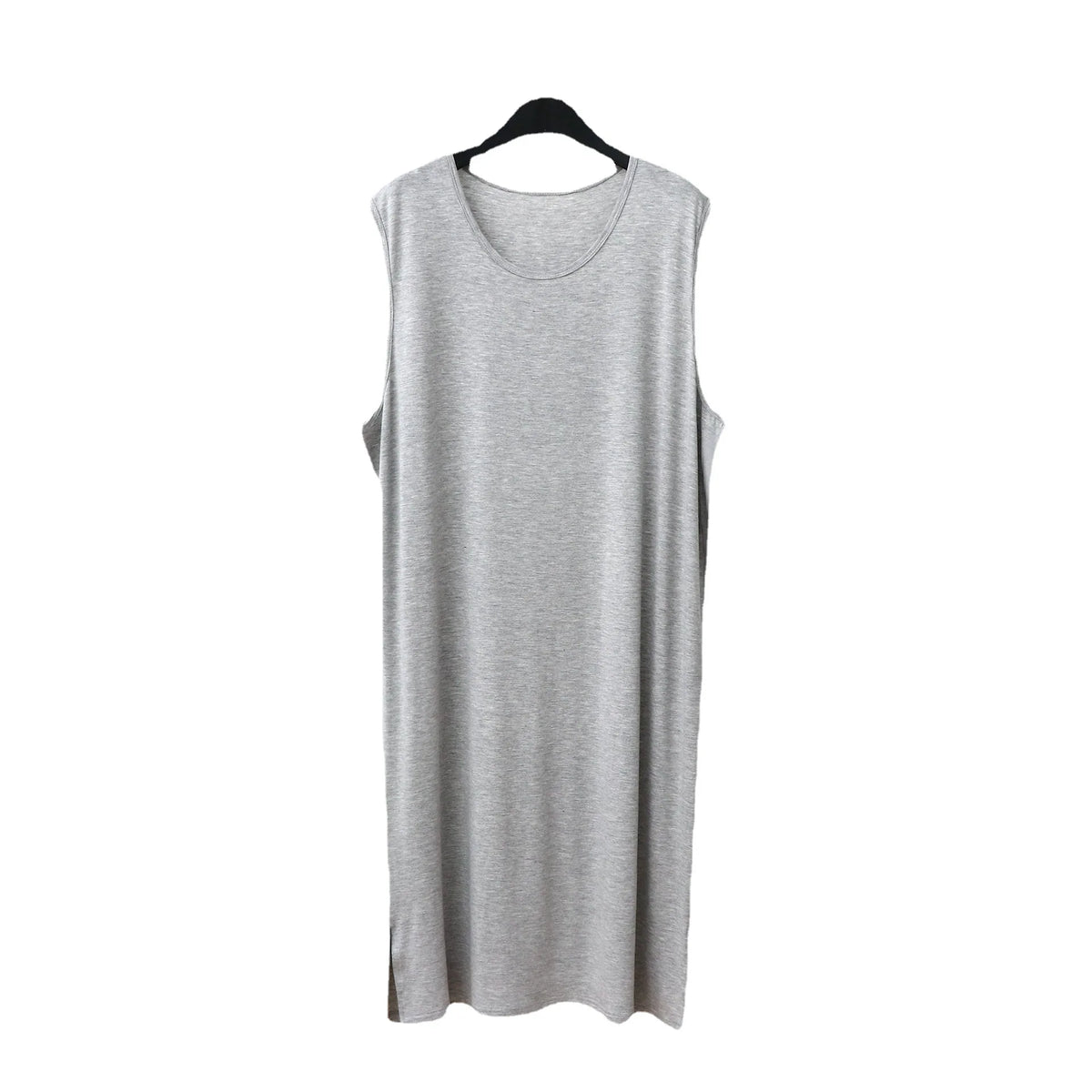 Men's Modal Sleepwear Robe – Soft Long Nightgown Bathrobe for Home Lounging (L–3XL)