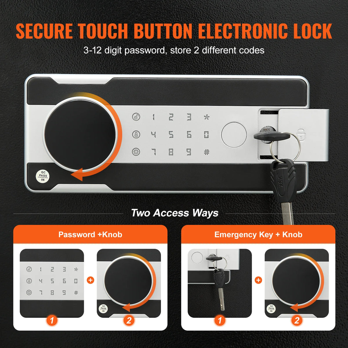 Depository Drop Slot Safe 1.7-2.5 Cu Ft – Electronic Lock & Steel Build | KENZ Outlet