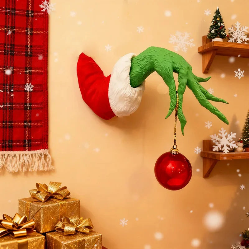 Fairy Christmas Tree with Plush Monster Arms – Fun Green Party Decoration
