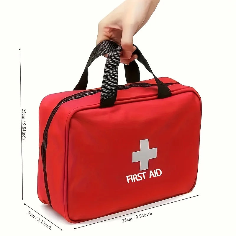 Deluxe First Aid Kit 186pcs – Portable Bag for Hiking & Camping | KENZ Outlet