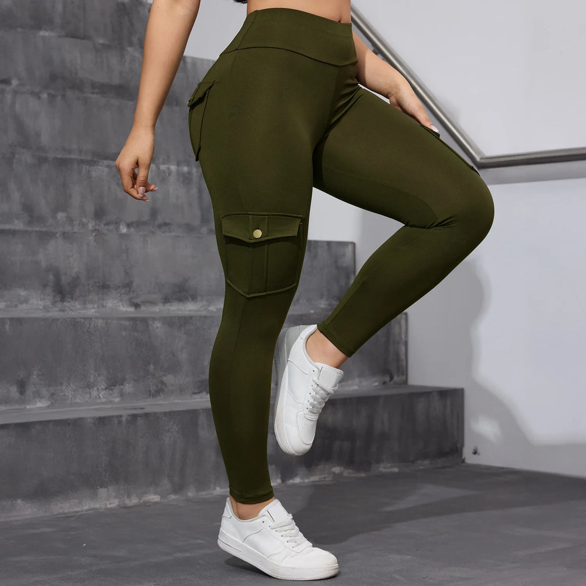 Women's High Waist Hip Lift Leggings 2-Pack – Skinny Stretch Sport Pants