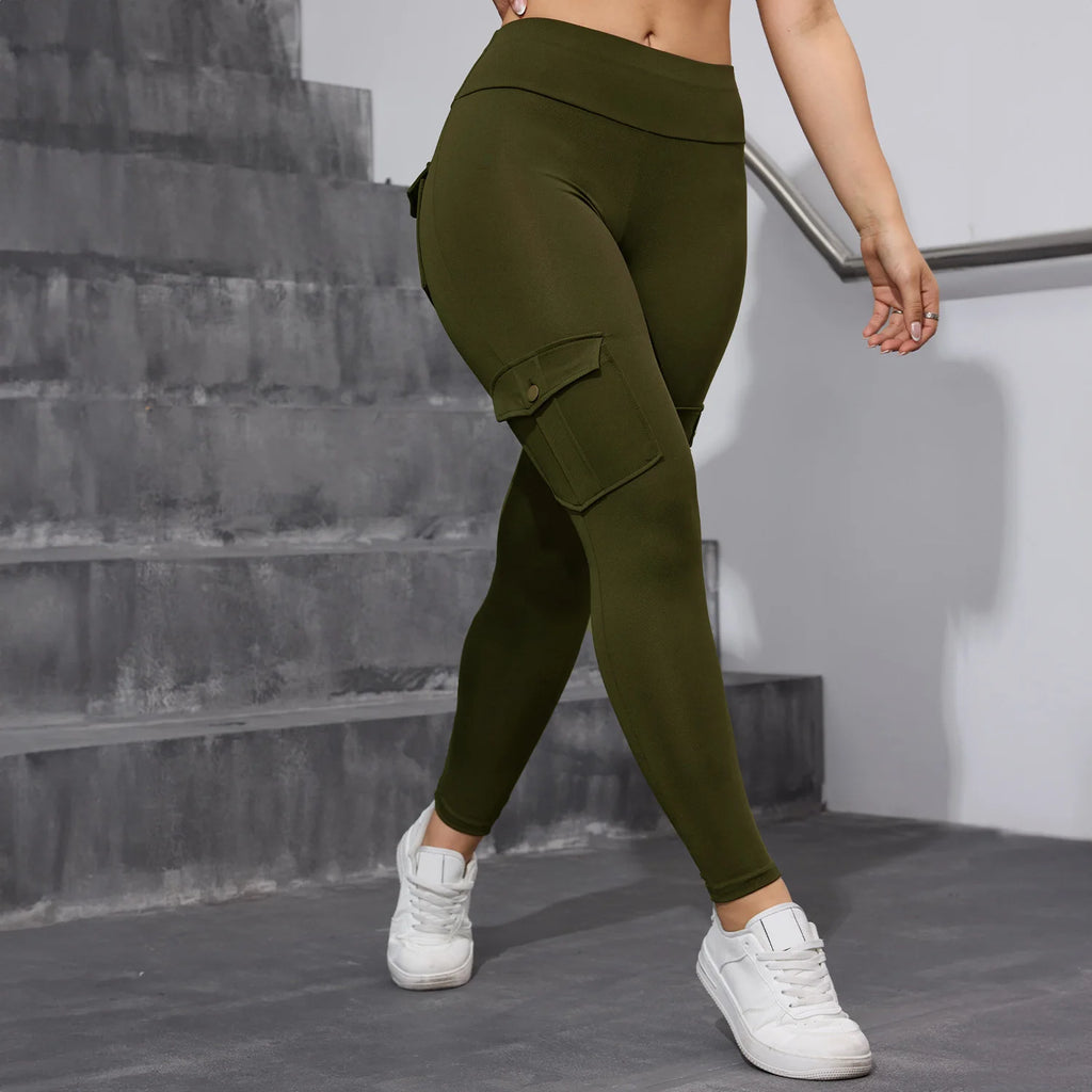 Women's High Waist Hip Lift Leggings 2-Pack – Skinny Stretch Sport Pants