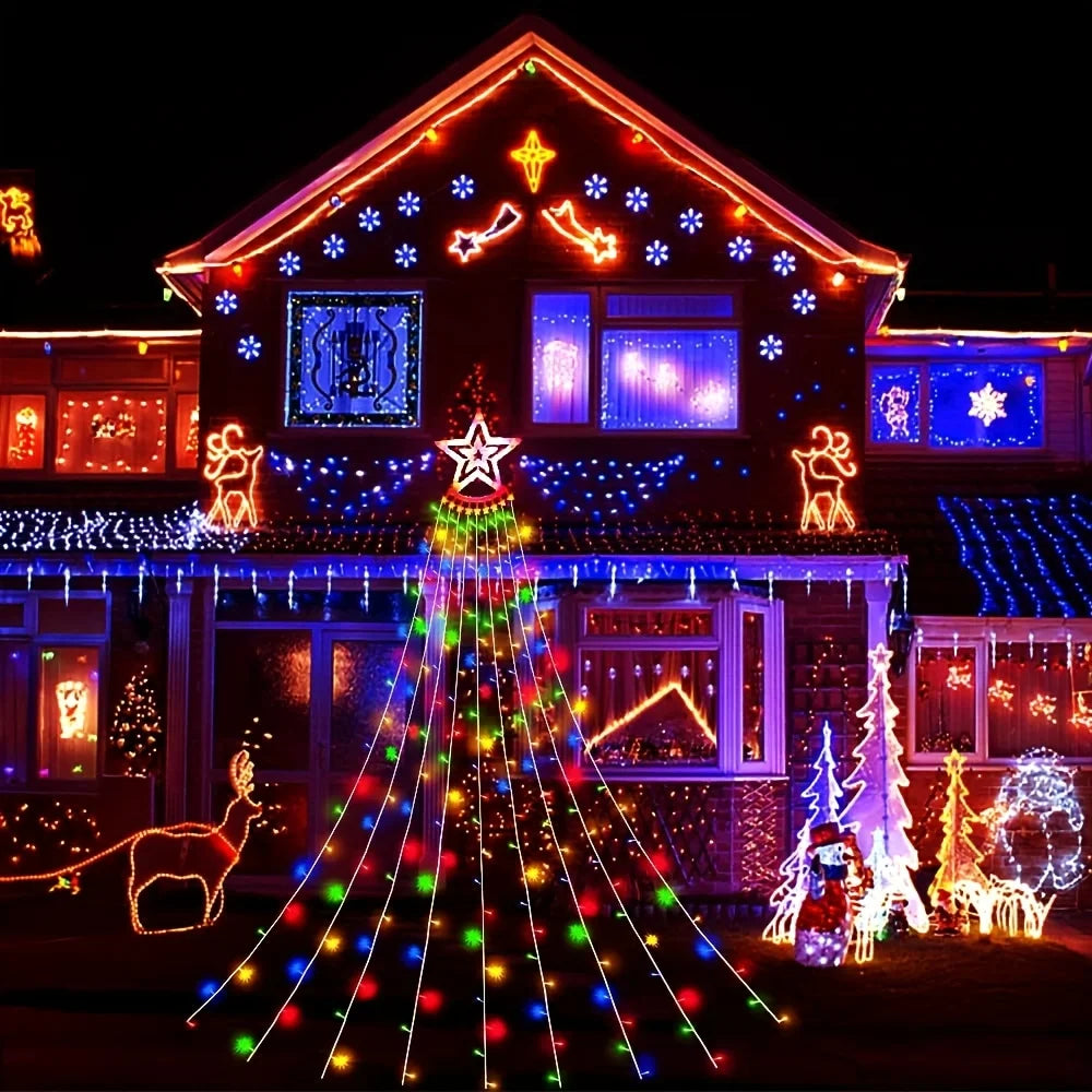USB Powered Christmas Tree Mood Light – Indoor Outdoor Holiday Decoration Night Light