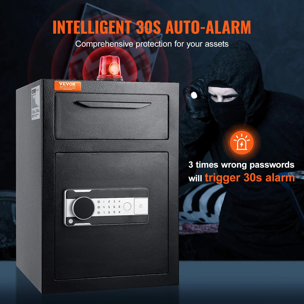 Depository Drop Slot Safe 1.7-2.5 Cu Ft – Electronic Lock & Steel Build | KENZ Outlet