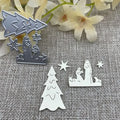Christmas Tree Prayer Metal Cutting Dies – DIY Scrapbook Embossing Craft Template
