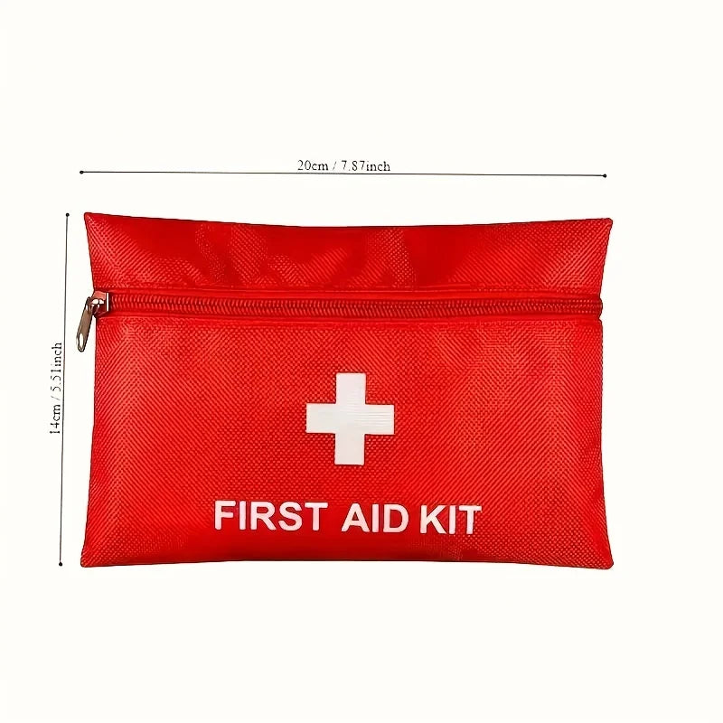 Deluxe First Aid Kit 186pcs – Portable Bag for Hiking & Camping | KENZ Outlet