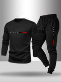 Men's 2-Piece Tracksuit Set – Zip-Up Jacket & Sweatpants Jogging Suit for Sports & Daily Wear (S–XXL)