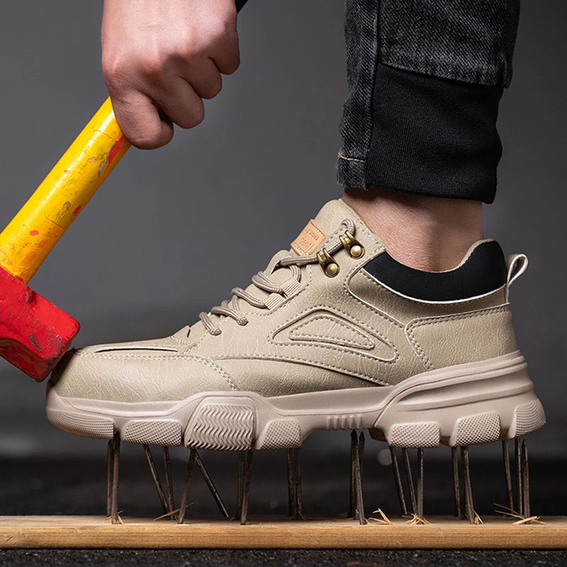 Men's Steel Toe Safety Shoes – Anti-Smash & Puncture-Proof Work Boots | KENZ Outlet