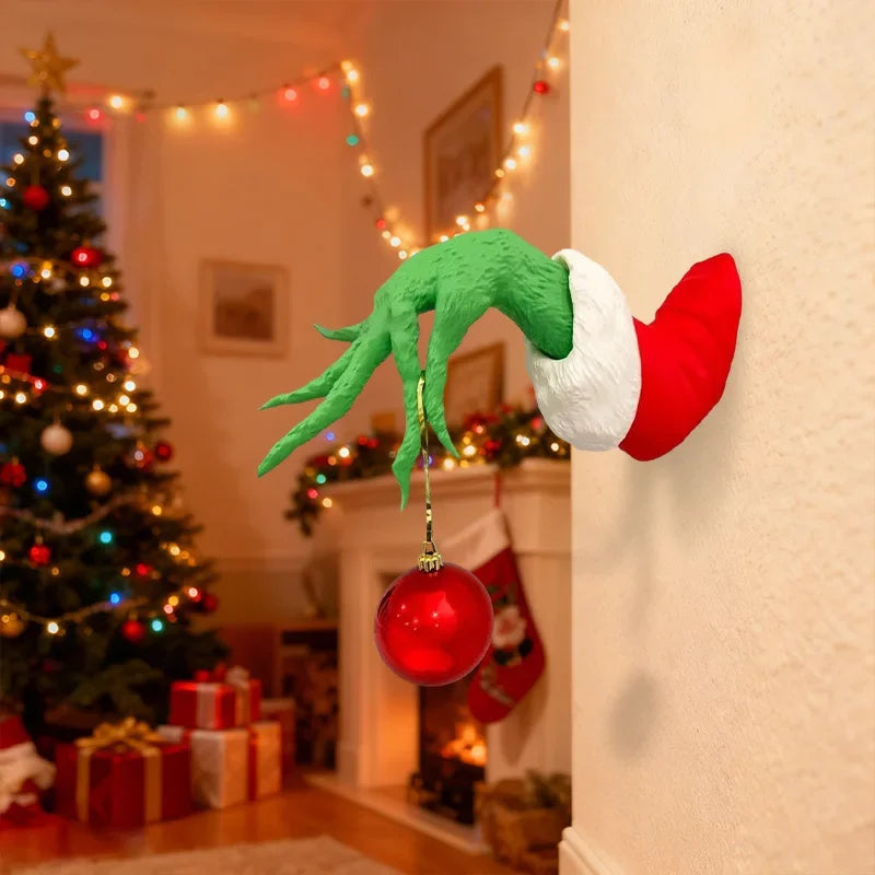 Fairy Christmas Tree with Plush Monster Arms – Fun Green Party Decoration