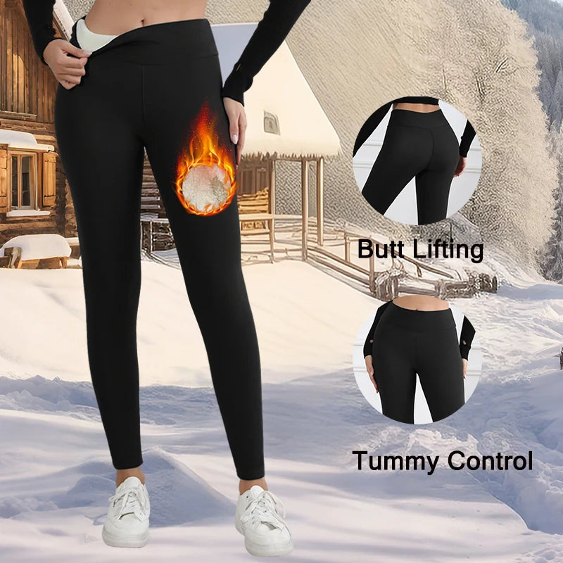 Women's Fleece-Lined High-Waist Winter Leggings