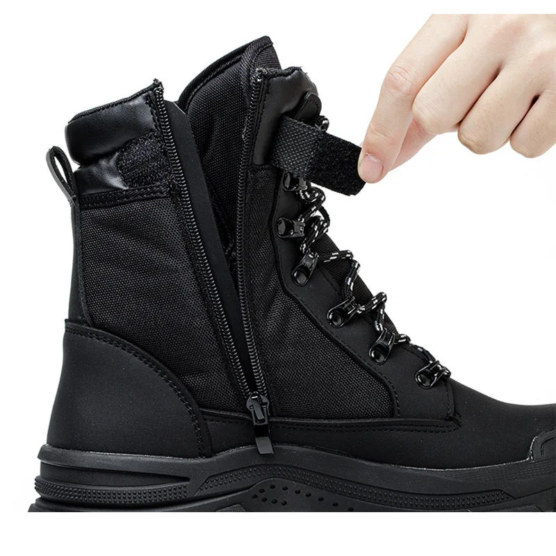 Men's Steel Toe Safety Work Shoes – Anti-Slip & Puncture-Proof | KENZ Outlet