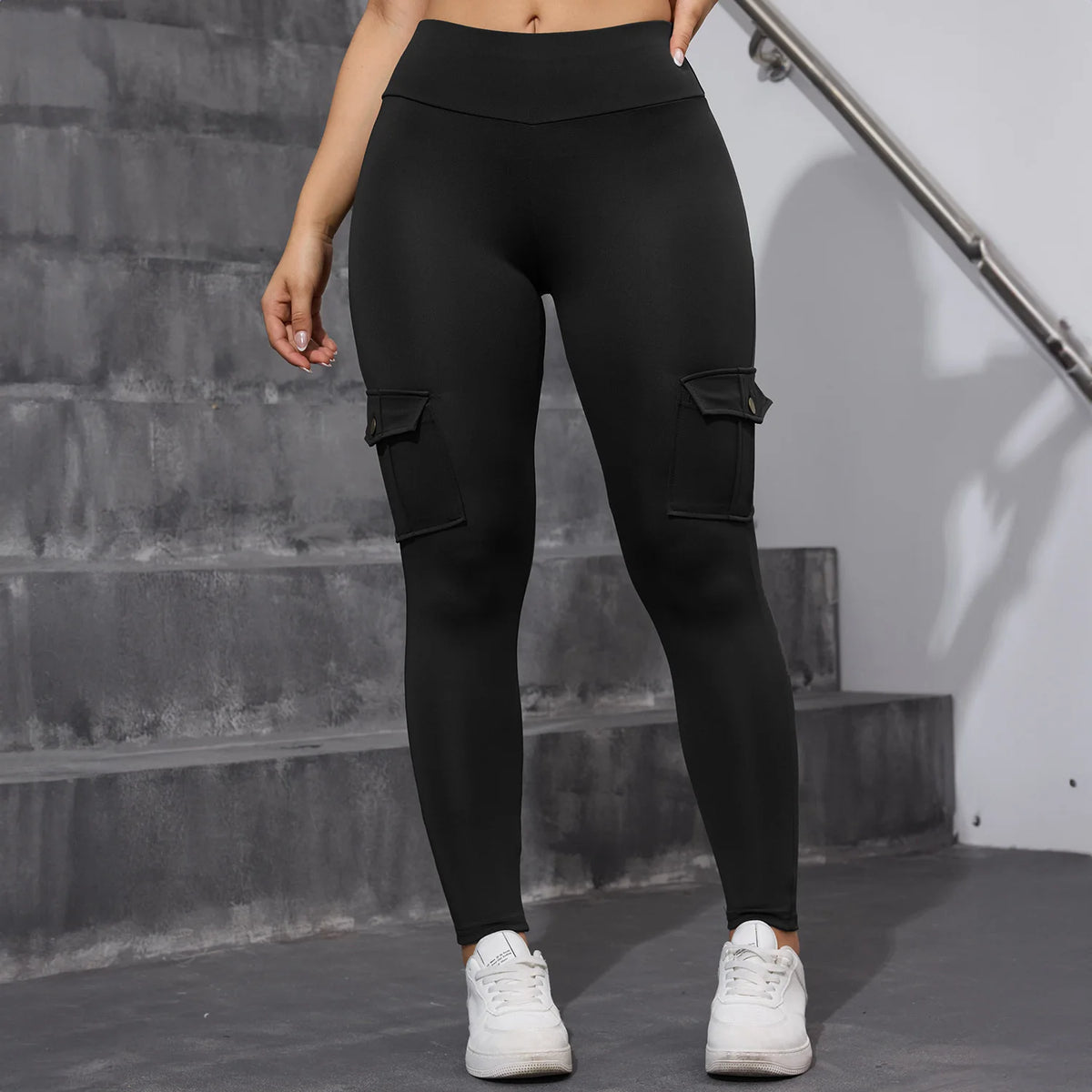 Women's High Waist Hip Lift Leggings 2-Pack – Skinny Stretch Sport Pants