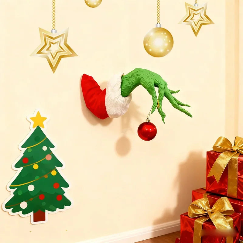 Fairy Christmas Tree with Plush Monster Arms – Fun Green Party Decoration