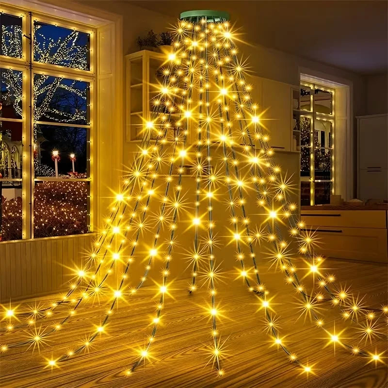 USB Powered Christmas Tree Mood Light – Indoor Outdoor Holiday Decoration Night Light