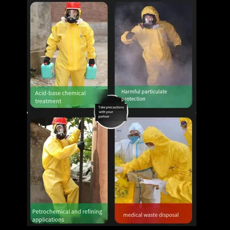 Chemical Protective Coverall Suit – Acid & Alkali Resistant Safety Clothing | KENZ Outlet