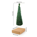 5 Ft Foldable Faux Christmas Tree – Indoor Winter Holiday Season Festival Ornament
