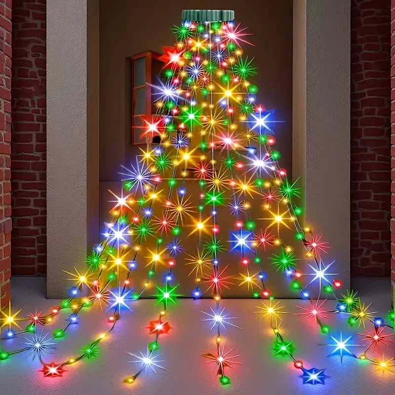 USB Powered Christmas Tree Mood Light – Indoor Outdoor Holiday Decoration Night Light