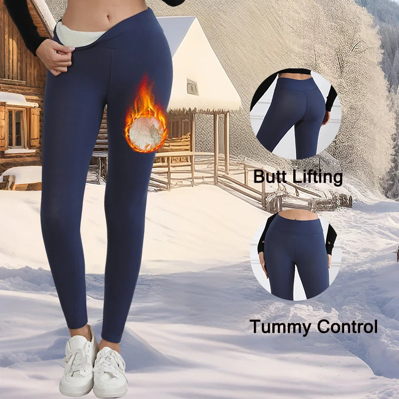 Women's Fleece-Lined High-Waist Winter Leggings
