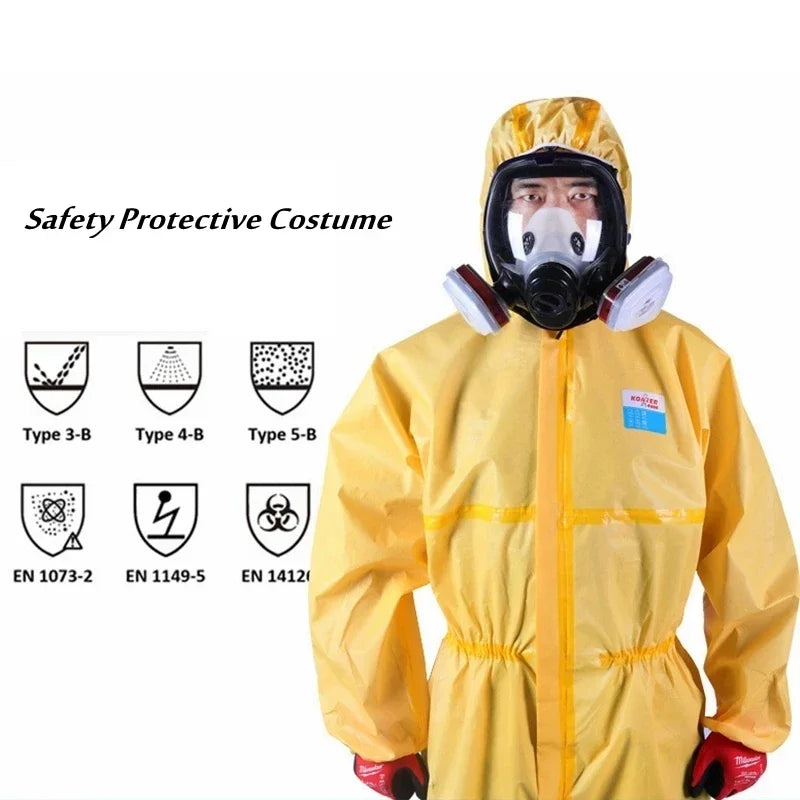 Chemical Protective Coverall Suit – Acid & Alkali Resistant Safety Clothing | KENZ Outlet