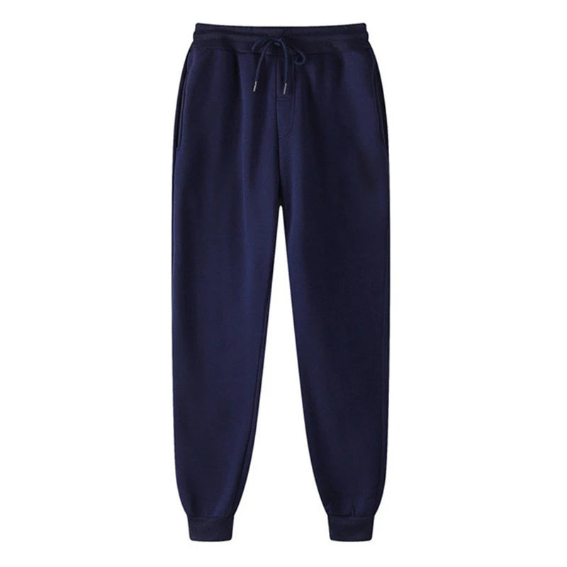 Men's Streetwear Jogger Pants-Casual Sport Running Trousers with Drawstring