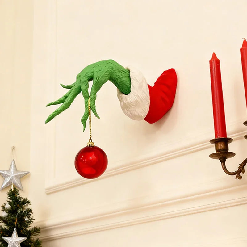 Fairy Christmas Tree with Plush Monster Arms – Fun Green Party Decoration