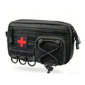 Tactical MOLLE Horizontal Admin Pouch – Front Drawstring EMT EDC Utility Organizer Bag