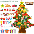 Kids DIY Felt Christmas Tree Set – Festive Holiday Decoration & Xmas Ornament