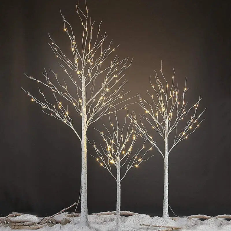 Christmas LED Birch Tree Light – Indoor Bedroom Landscape Glowing Holiday Decor