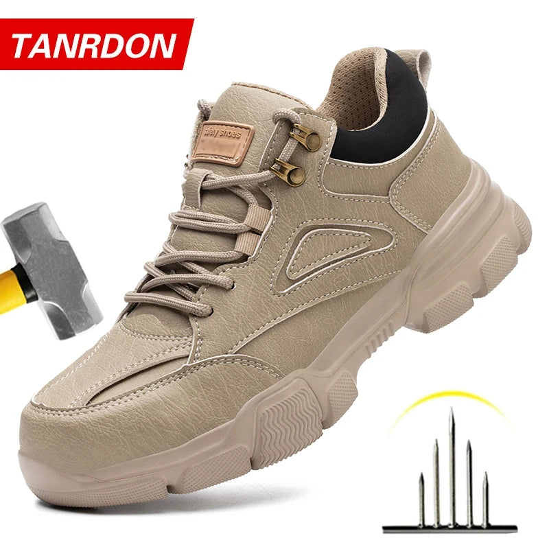 Men's Steel Toe Safety Shoes – Anti-Smash & Puncture-Proof Work Boots | KENZ Outlet