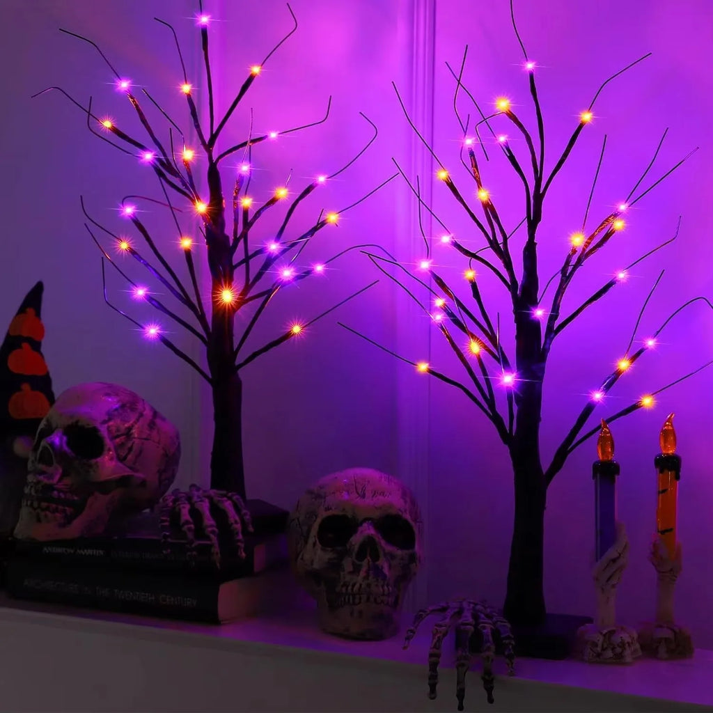 Christmas LED Birch Tree Light – Indoor Bedroom Landscape Glowing Holiday Decor